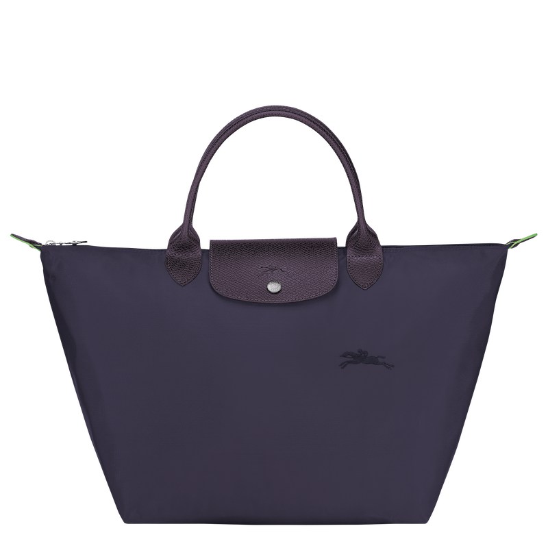 Longchamp Le Pliage Green M Handbag Bilberry | CA3548601