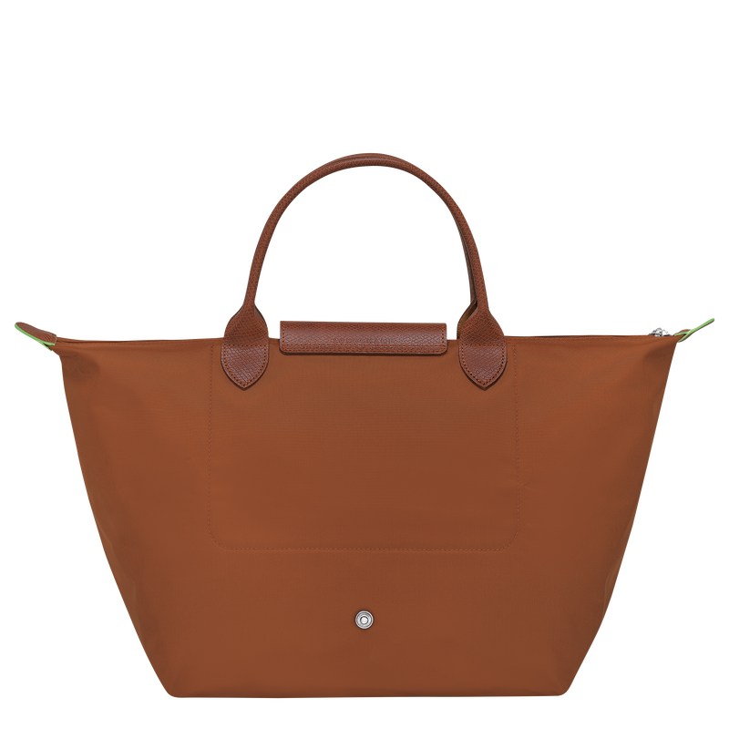 Longchamp Le Pliage Green M Handbag Cognac | DI4120368