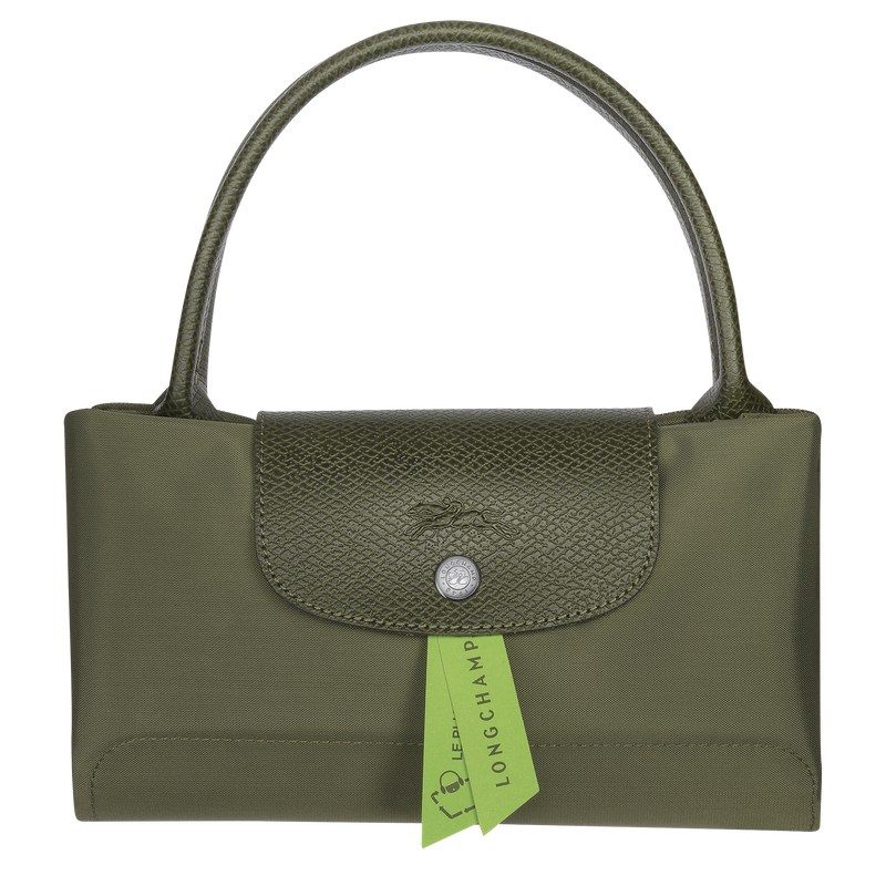 Longchamp Le Pliage Green M Handbag Forest | CN5236498