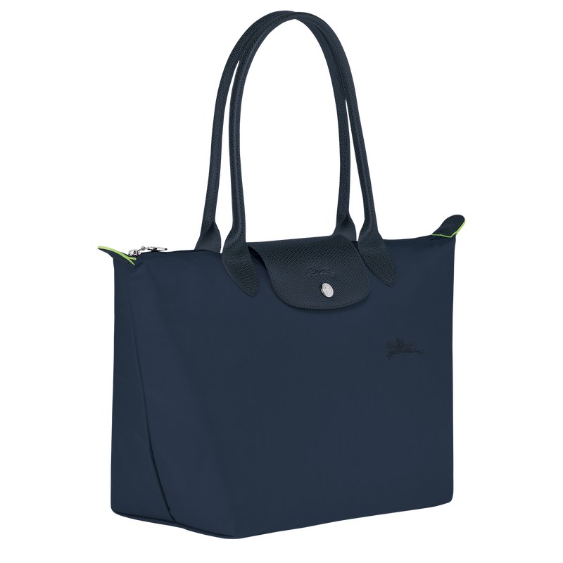 Longchamp Le Pliage Green M Tote Bag Azul Marino | CY1948035