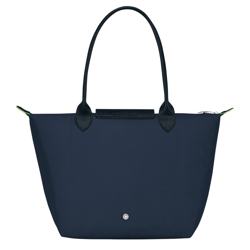 Longchamp Le Pliage Green M Tote Bag Azul Marino | CY1948035