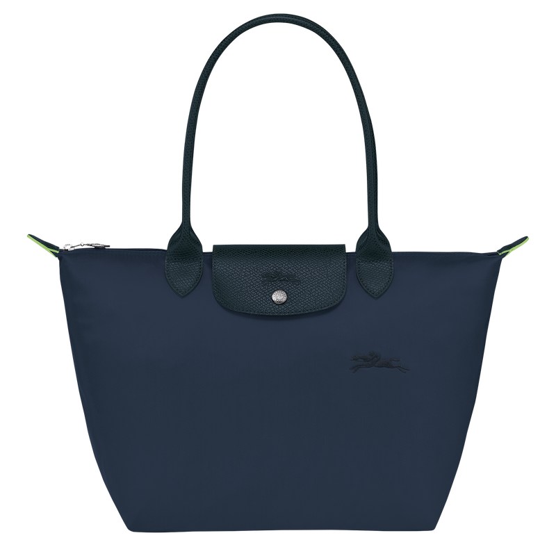 Longchamp Le Pliage Green M Tote Bag Azul Marino | CY1948035