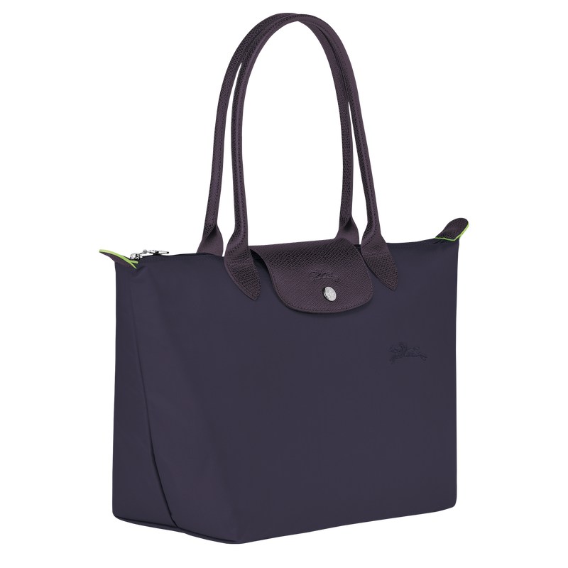 Longchamp Le Pliage Green M Tote Bag Bilberry | IN3915286