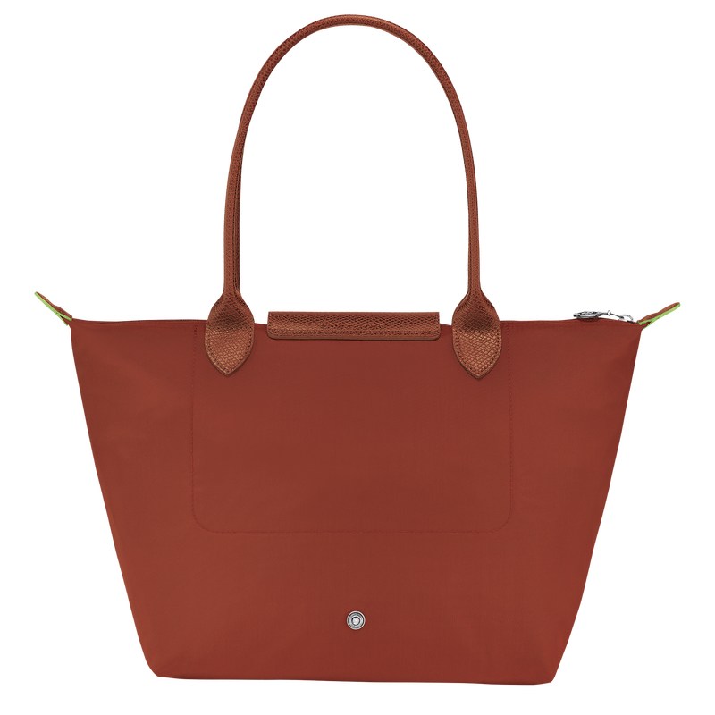 Longchamp Le Pliage Green M Tote Bag Chestnut | NZ3045718