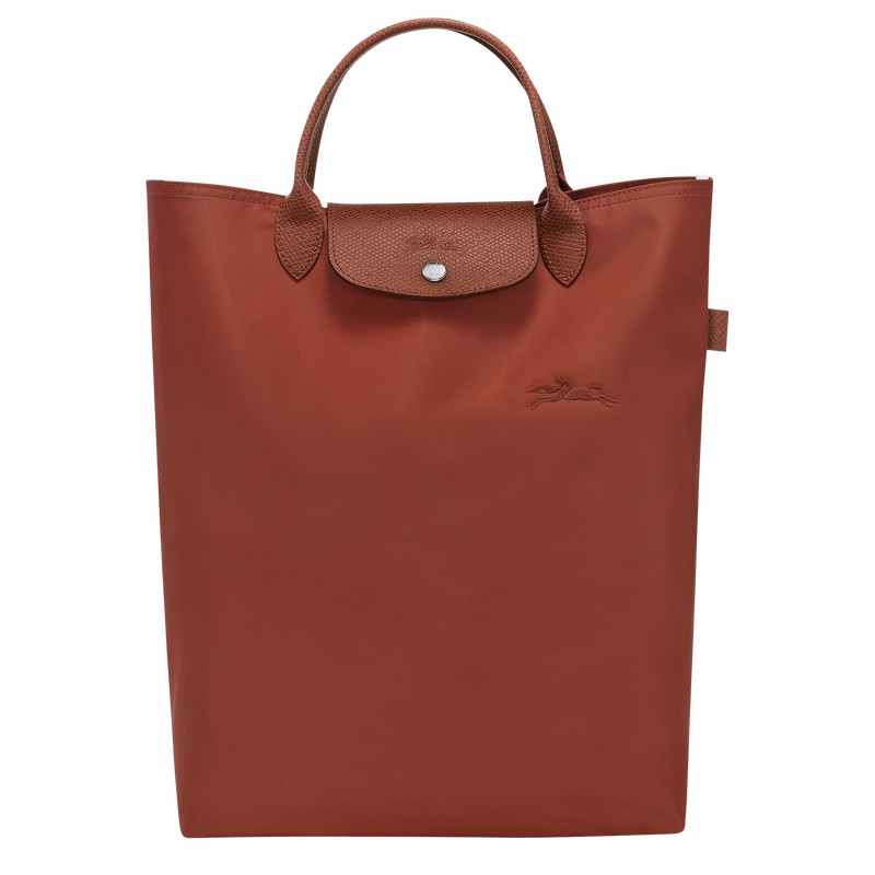 Longchamp Le Pliage Green M Tote Bag Chestnut | VW9245367