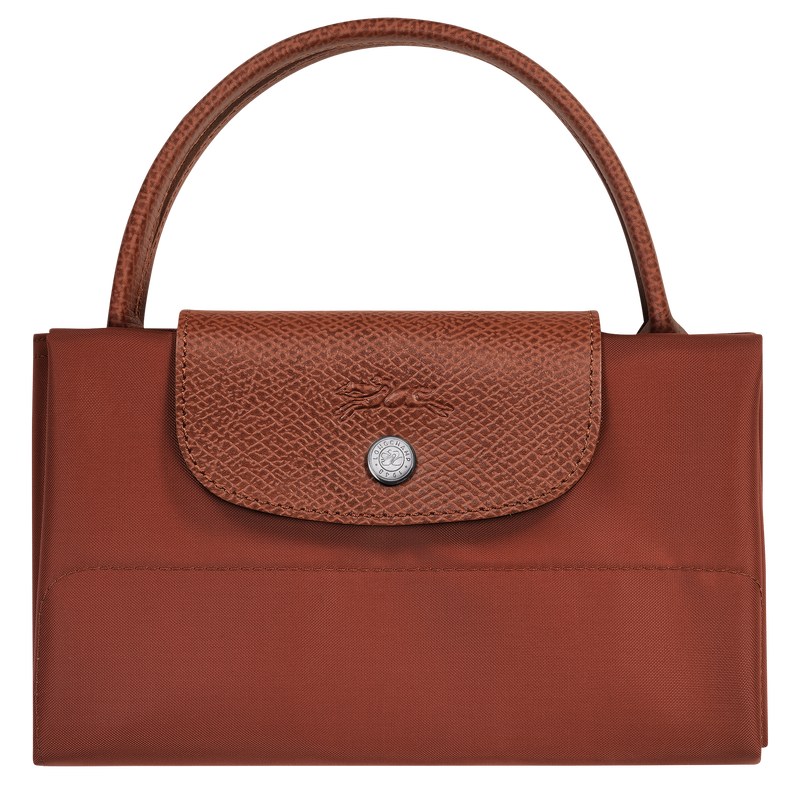 Longchamp Le Pliage Green M Tote Bag Chestnut | RF7035296