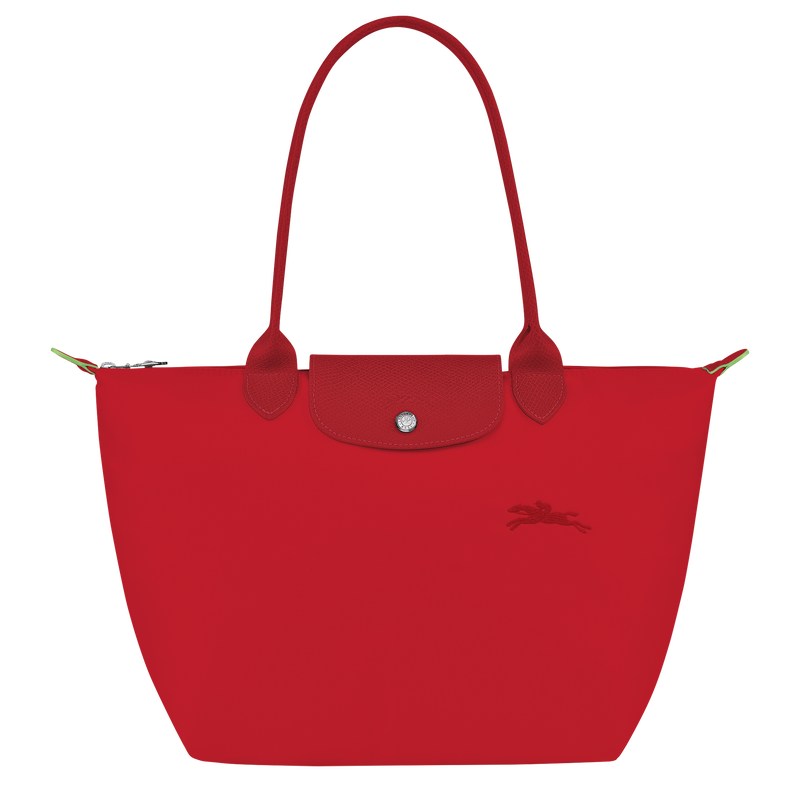 Longchamp Le Pliage Green M Tote Bag Tomato | YG3610785