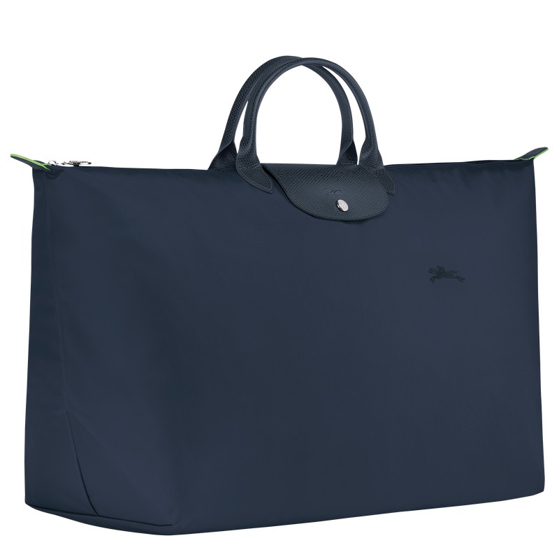 Longchamp Le Pliage Green M Travel Bag Azul Marino | OC2435790