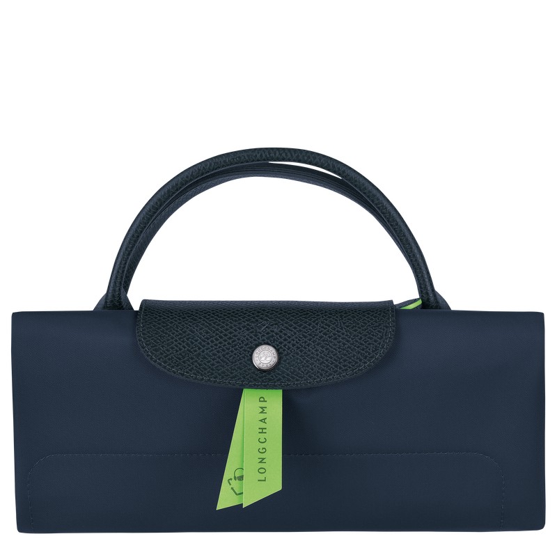 Longchamp Le Pliage Green M Travel Bag Azul Marino | OC2435790