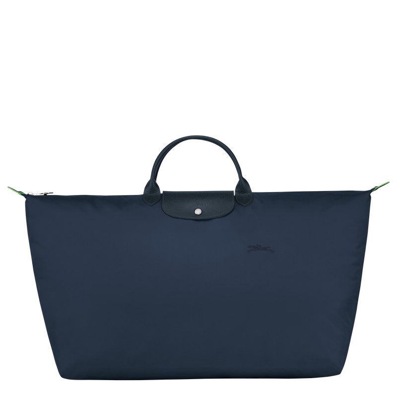 Longchamp Le Pliage Green M Travel Bag Azul Marino | OC2435790