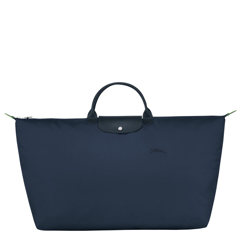 Longchamp Le Pliage Green M Travel Bag Azul Marino | FB0754826