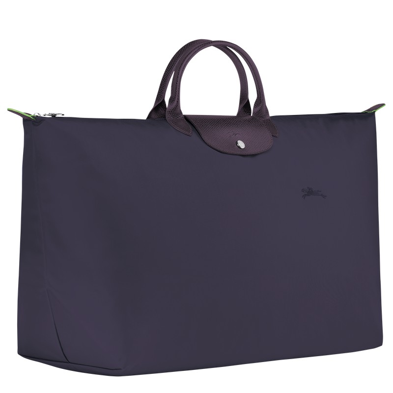 Longchamp Le Pliage Green M Travel Bag Bilberry | YZ2741839