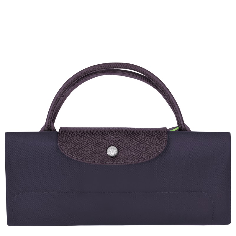 Longchamp Le Pliage Green M Travel Bag Bilberry | YZ2741839