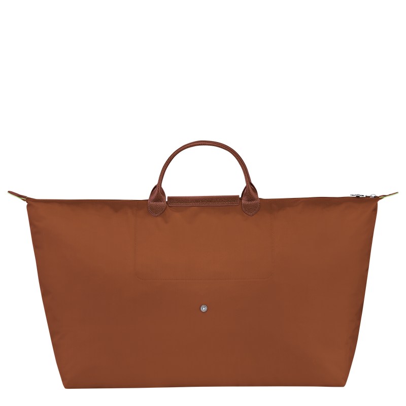 Longchamp Le Pliage Green M Travel Bag Cognac | ZF4938250