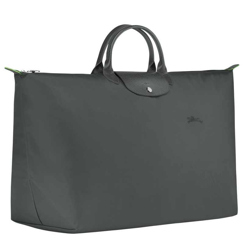 Longchamp Le Pliage Green M Travel Bag Graphite | FQ1498652