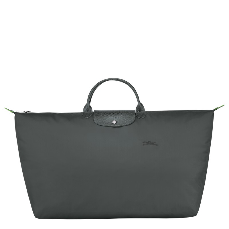 Longchamp Le Pliage Green M Travel Bag Graphite | FQ1498652