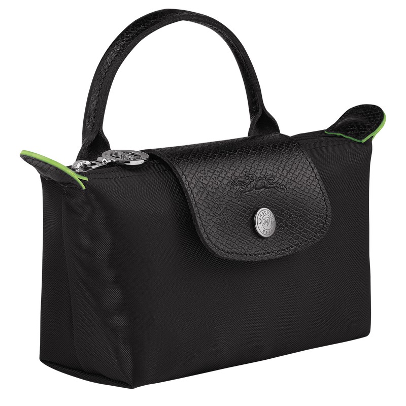 Longchamp Le Pliage Green Pouch With Handle Negras | BR1340729