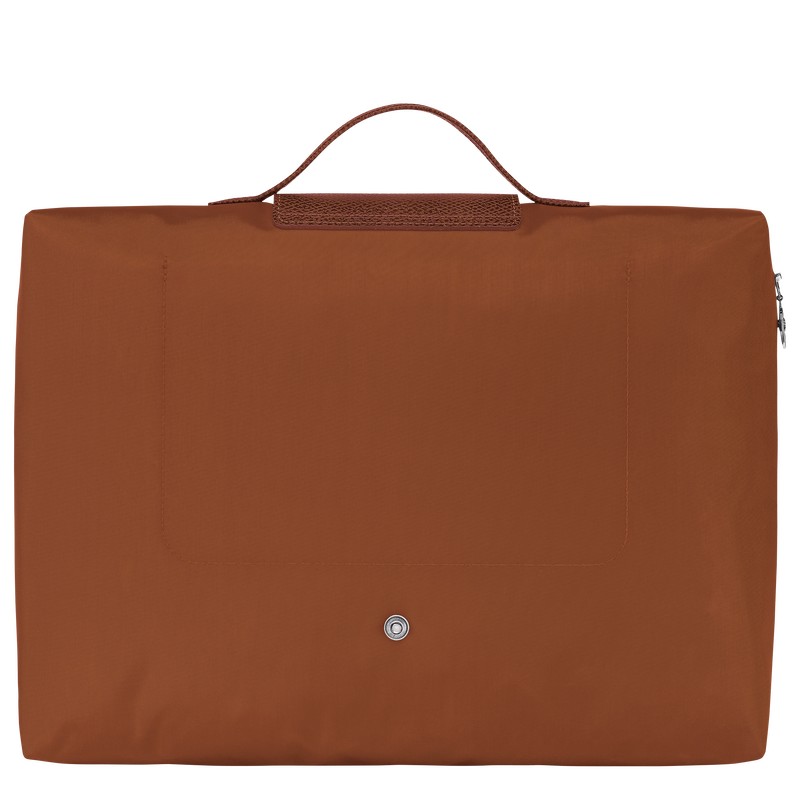 Longchamp Le Pliage Green S Briefcase Cognac | ZX4983016