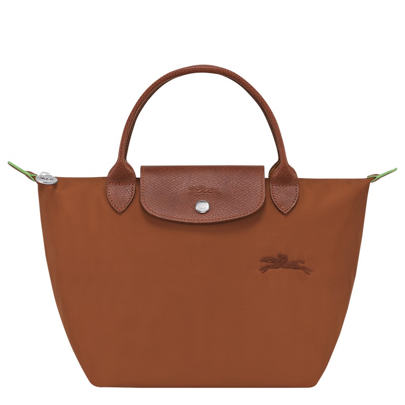 Longchamp Le Pliage Green S Handbag Cognac | EJ1785649