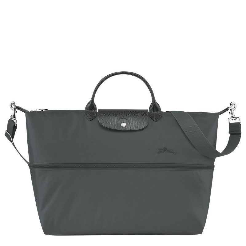 Longchamp Le Pliage Green Travel Bag Expandable Graphite | DA1396825