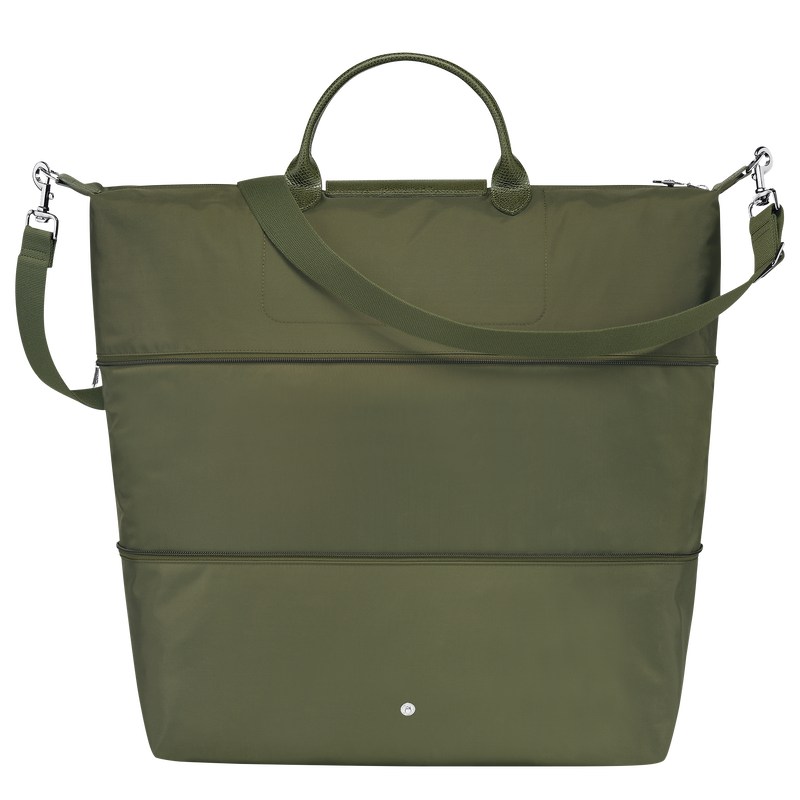 Longchamp Le Pliage Green Travel Bag Expandable Forest | EJ0143526