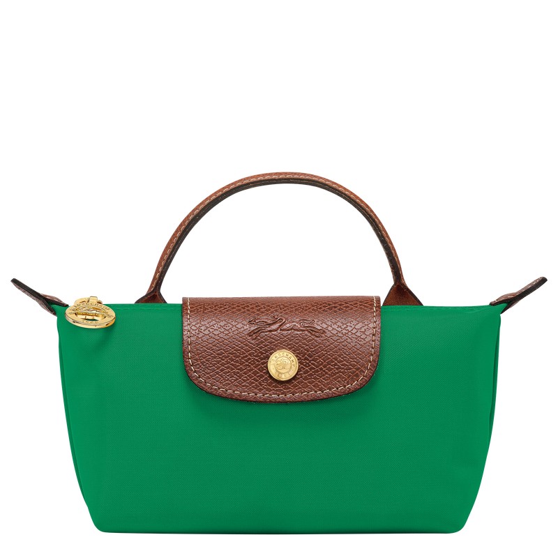 Longchamp Le Pliage Original Pouch With Handle Verde | NG5037629