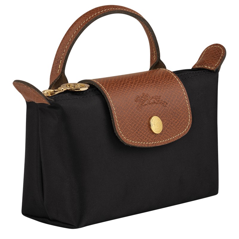 Longchamp Le Pliage Original Pouch With Handle Negras | YO2638054