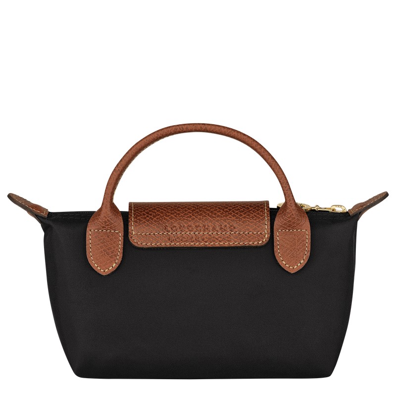 Longchamp Le Pliage Original Pouch With Handle Negras | YO2638054