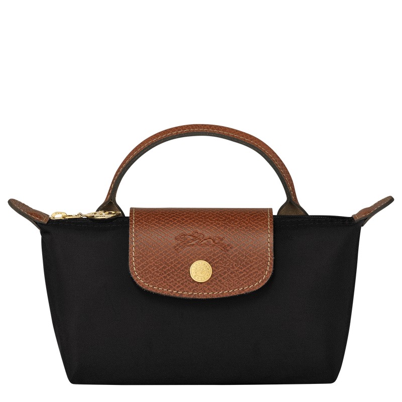 Longchamp Le Pliage Original Pouch With Handle Negras | YO2638054