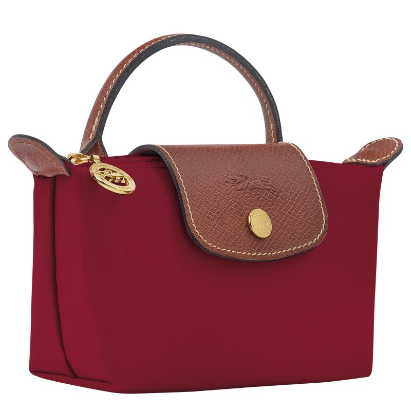 Longchamp Le Pliage Original Pouch With Handle Rojas | BS2407936