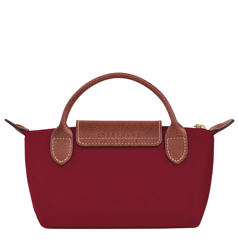 Longchamp Le Pliage Original Pouch With Handle Rojas | BS2407936