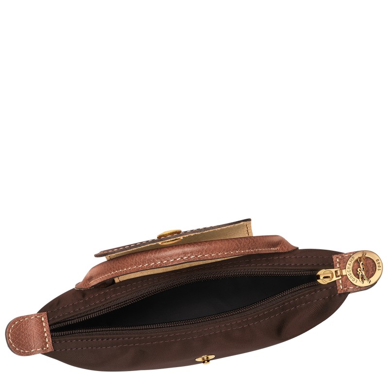 Longchamp Le Pliage Original Pouch With Handle Ebony | UO6798501