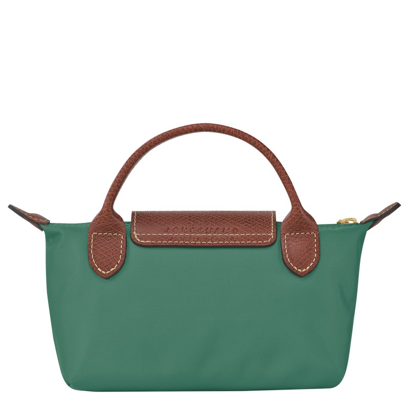 Longchamp Le Pliage Original Pouch With Handle Sage | FY1237485