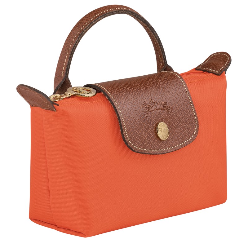 Longchamp Le Pliage Original Pouch With Handle Naranjas | OH5470689