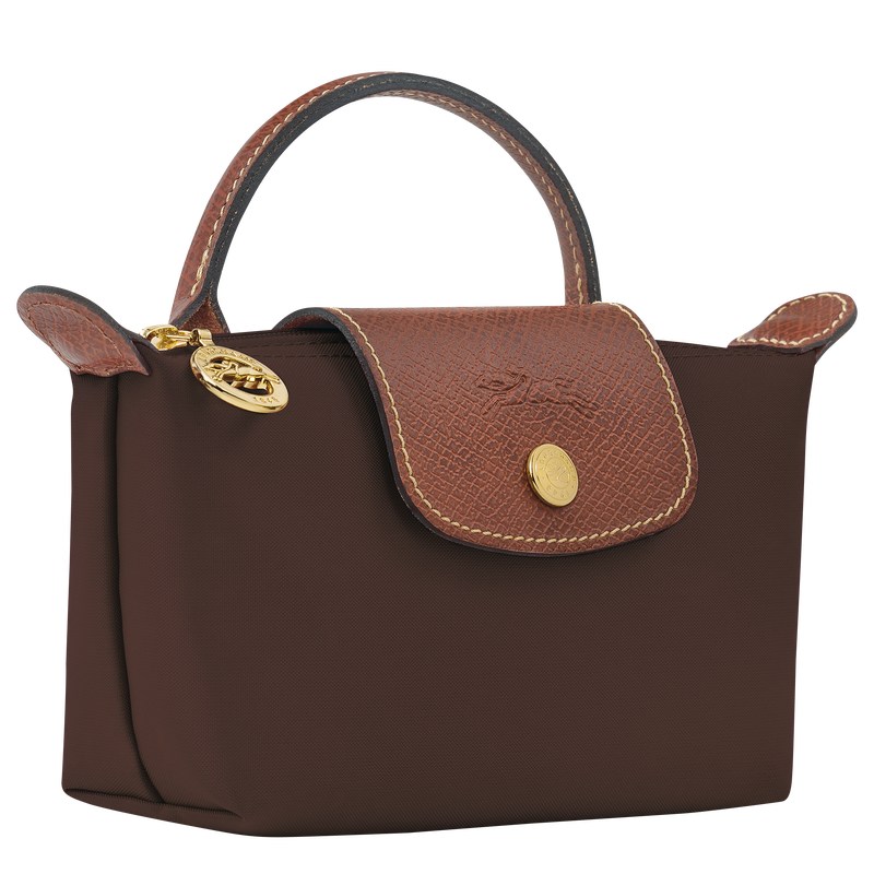 Longchamp Le Pliage Original Pouch With Handle Ebony | RA8401532