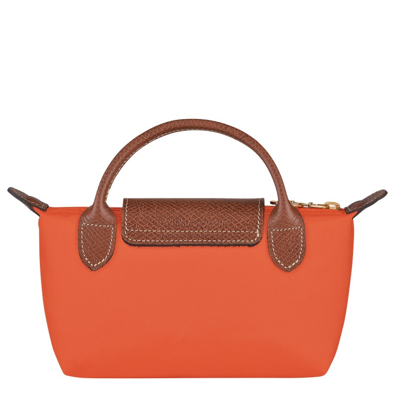 Longchamp Le Pliage Original Pouch With Handle Naranjas | EB2694703