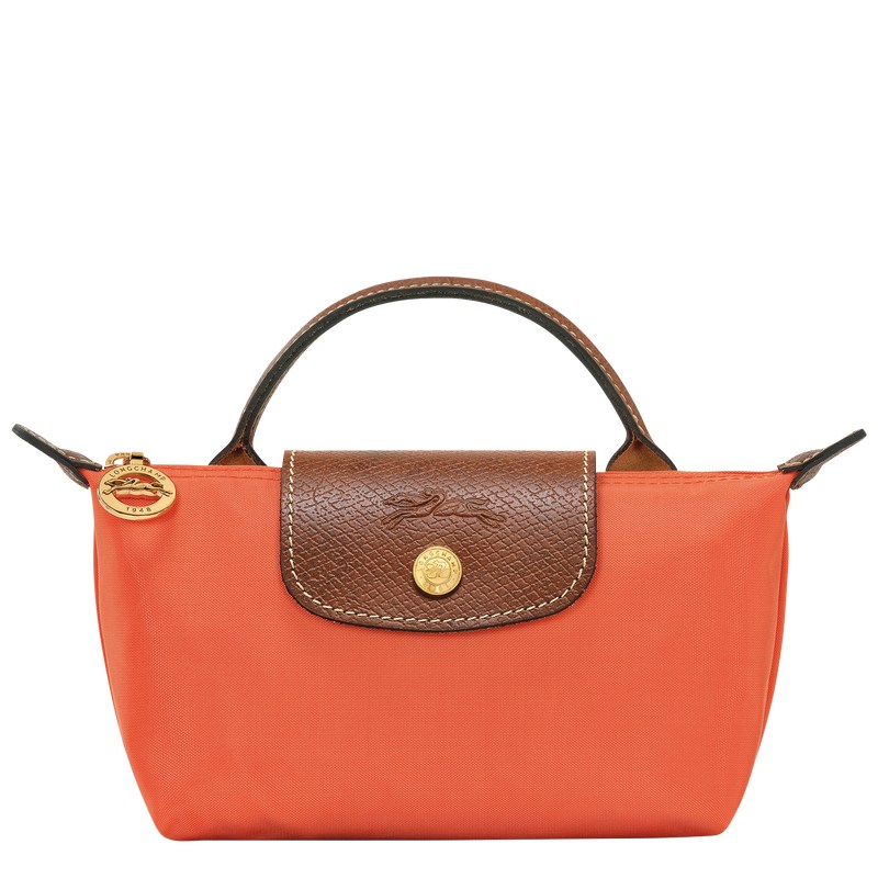 Longchamp Le Pliage Original Pouch With Handle Naranjas | EB2694703