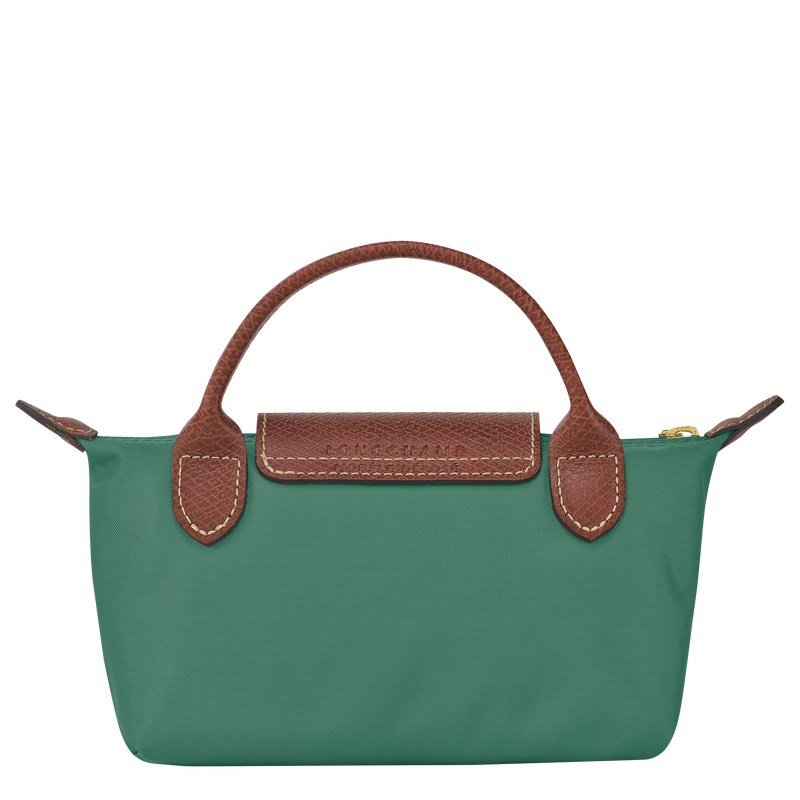 Longchamp Le Pliage Original Pouch With Handle Sage | NY1029476