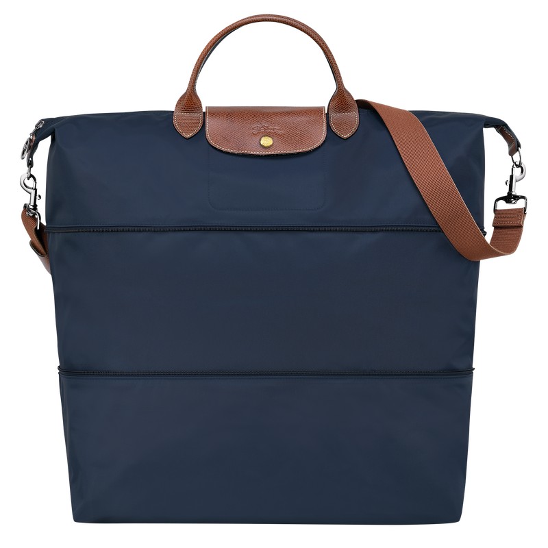 Longchamp Le Pliage Original Travel Bag Expandable Azul Marino | FW5786243