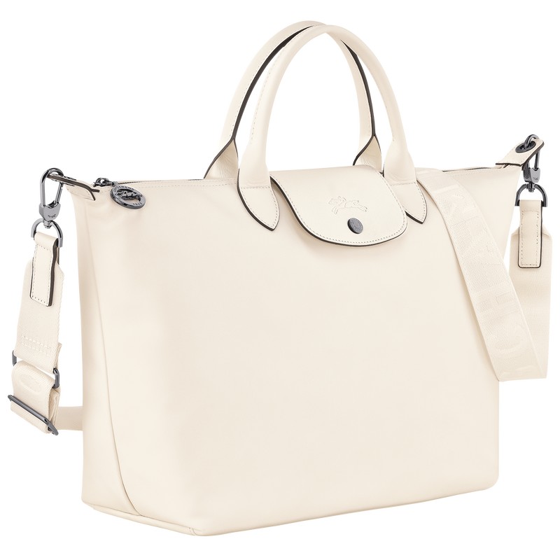 Longchamp Le Pliage Xtra L Handbag Ecru | JD8037142