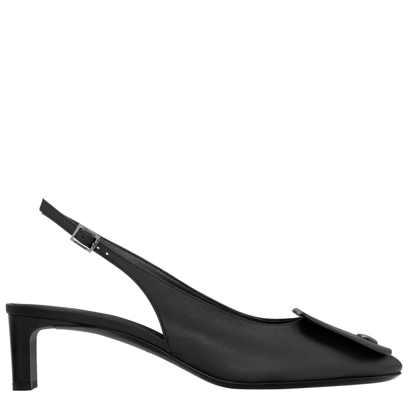 Longchamp Le Pliage Xtra Slingback Pumps Negras | GV4209187