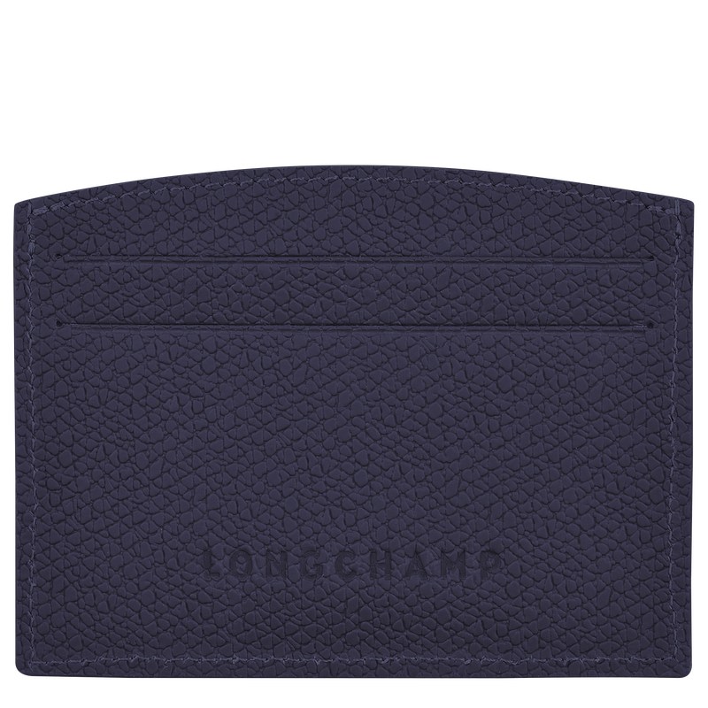 Longchamp Le Roseau Card Holder Bilberry | HA8314605