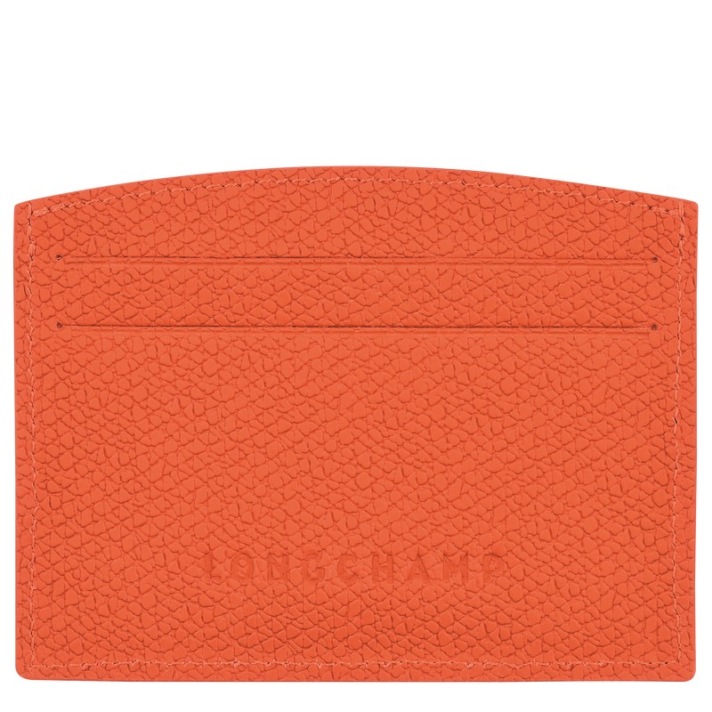 Longchamp Le Roseau Card Holder Naranjas | YM0193275