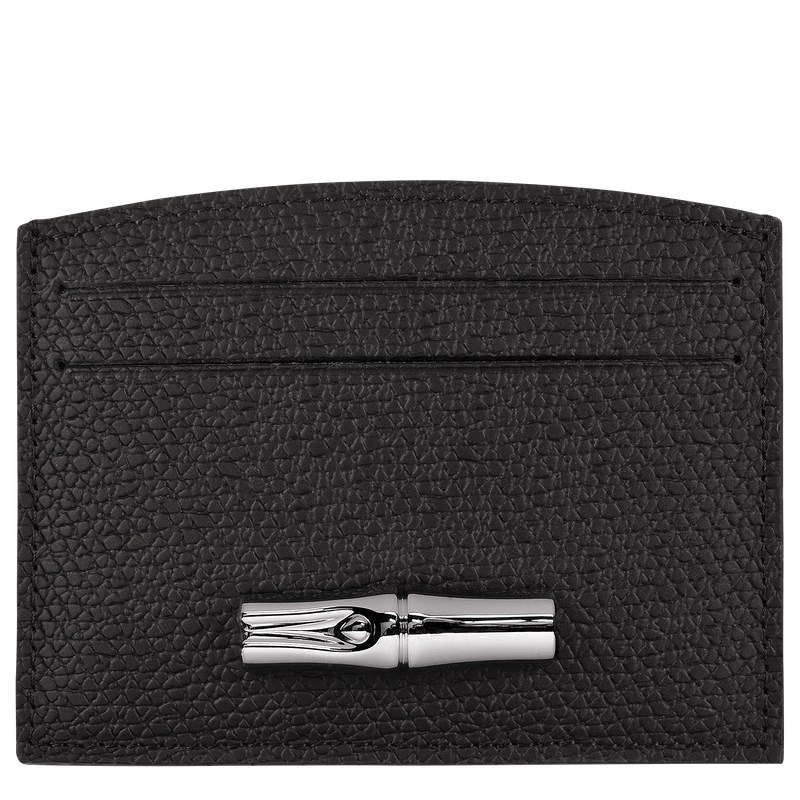 Longchamp Le Roseau Card Holder Negras | SY3487529