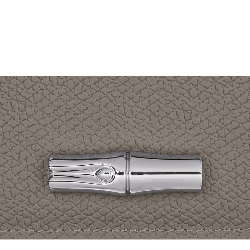 Longchamp Le Roseau Card Holder Turtledove | GJ5076134