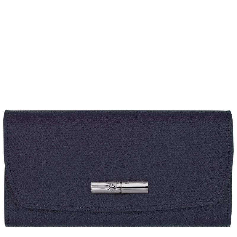 Longchamp Le Roseau Continental Wallet Bilberry | FZ7403298