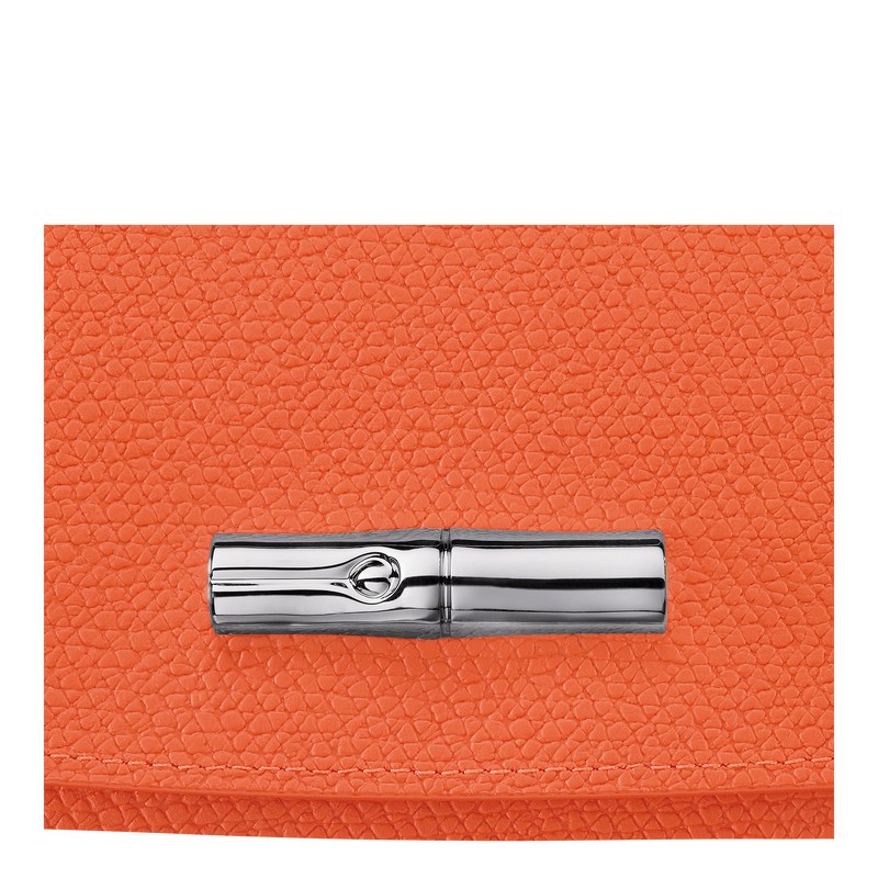 Longchamp Le Roseau Continental Wallet Naranjas | VG6128307