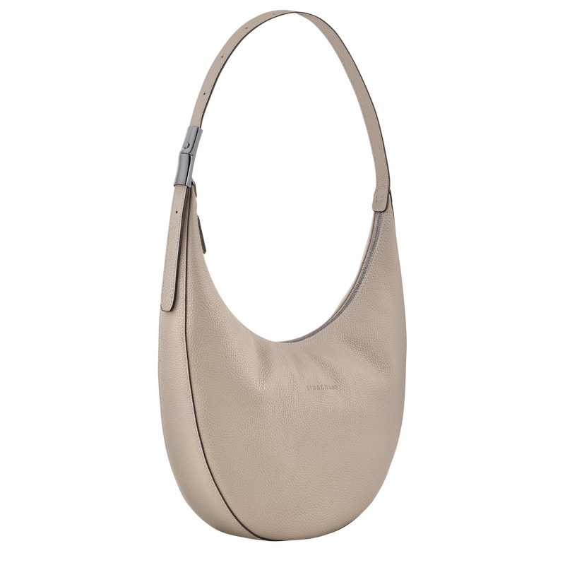 Longchamp Le Roseau Essential L Crossbody Bag Clay | ZB5967402