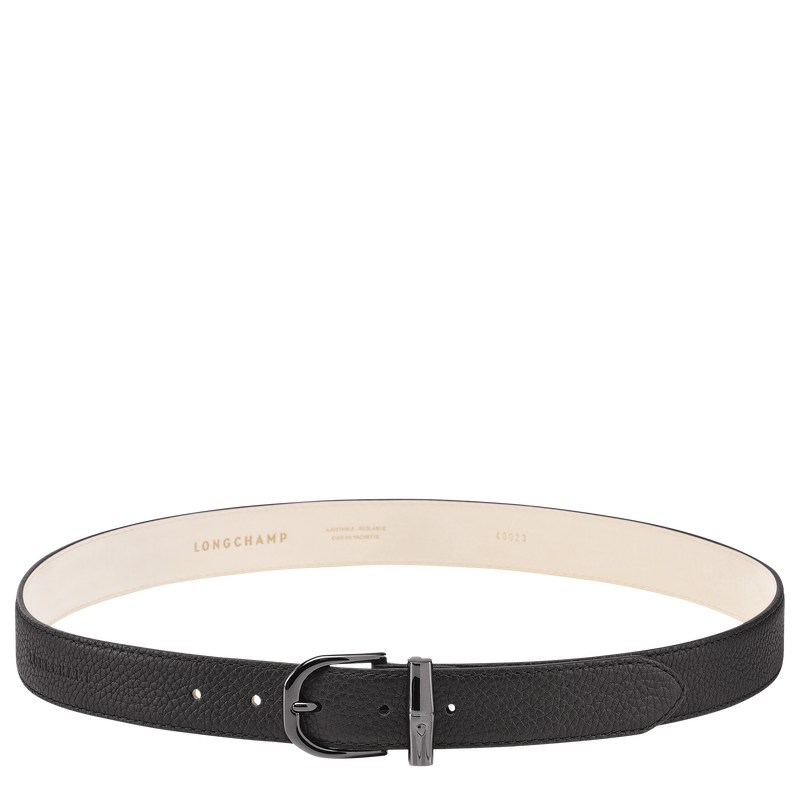 Longchamp Le Roseau Essential Ladies\' Belt Negras | WV5627438