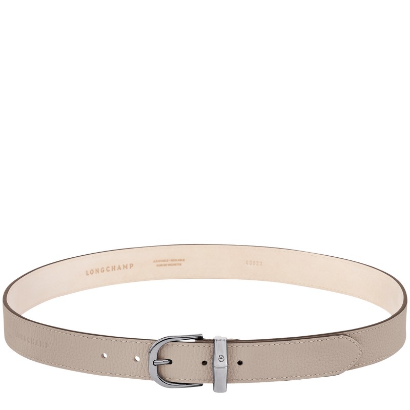 Longchamp Le Roseau Essential Ladies\' Belt Clay | VA8175426